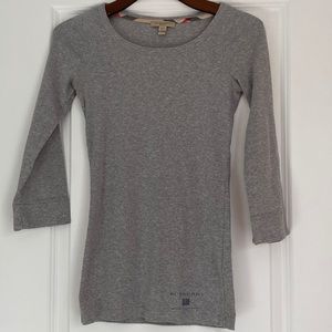 Burberry 3/4 Length Sleeve Tee